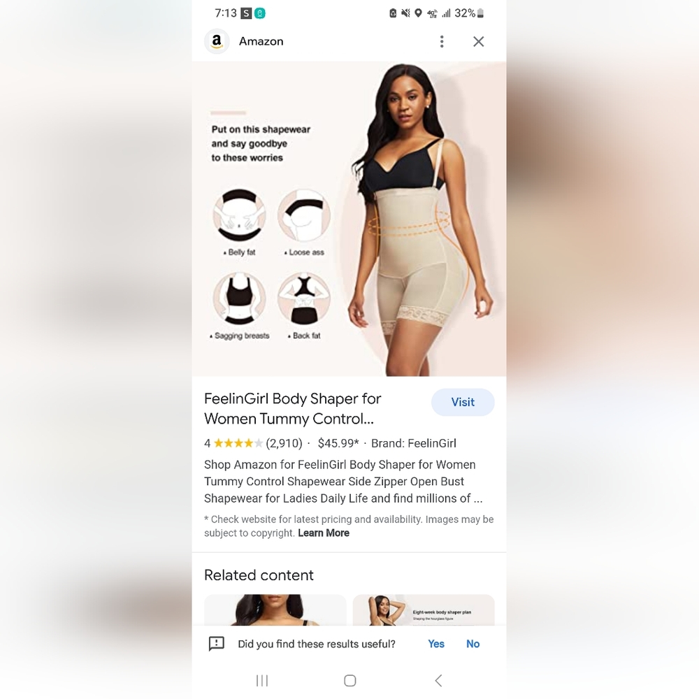 Slimming & smoothing body shaper